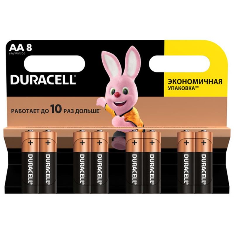 Батарейка Duracell Basic AA/LR06 BL 8шт