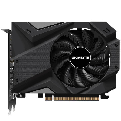 Відеокарта GF GTX 1650 4GB GDDR6 D6 OC Gigabyte (GV-N1656OC-4GD) Відеокарта GF GTX 1650 4GB GDDR6 D6 OC Gigabyte (GV-N1656OC-4GD)