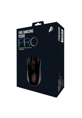 Миша 1stPlayer FD300 Pro RGB Black USB