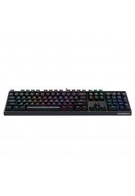 Клавіатура 1stPlayer DK5.0 V2.0 RGB Outemu Blue Ukr (DK5.0-BL V2.0) Black USB