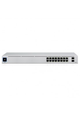 Комутатор Ubiquiti UniFi Gen2 USW-16-POE (8xGE, 8хGE PoE+, 2xSFP, L2, 42W max)