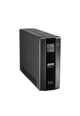 Джерело безперебійного живлення APC Back-UPS Pro BR 1600VA, Lin.Int., AVR, 8 х євро, LCD, USB, RJ-11, RJ-45, металл (BR1600MI)