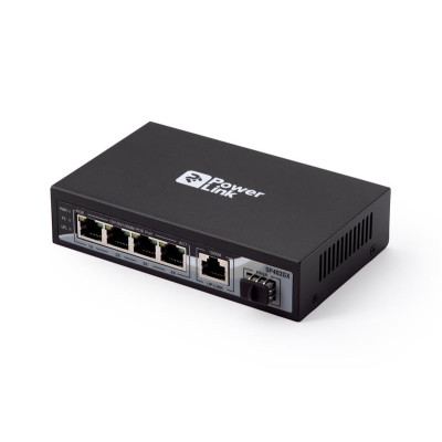 Комутатор 2E PowerLink SP402GX (4xGE PoE, 1xGE, 1xSFP Uplink, PoE Max 65W, некерований)