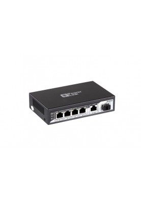 Комутатор 2E PowerLink SP402GX (4xGE PoE, 1xGE, 1xSFP Uplink, PoE Max 65W, некерований)