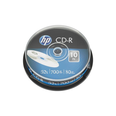 Диски CD-R HP (69308/CRE00019-3) 700MB 52x, шпиндель, 10 шт