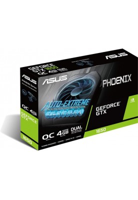 Відеокарта GF GTX 1650 4GB GDDR6 Phoenix OC Asus (PH-GTX1650-O4GD6)