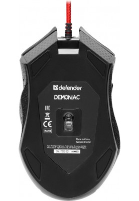 Мишка Defender Demoniac GM-540L (52540) Black USB