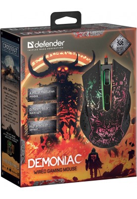 Мишка Defender Demoniac GM-540L (52540) Black USB