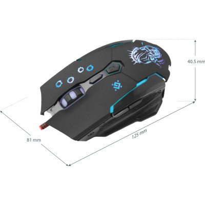 Мишка Defender Killer GM-170L (52170) Black USB