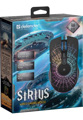 Мишка Defender Sirius GM-660L (52660) Black USB