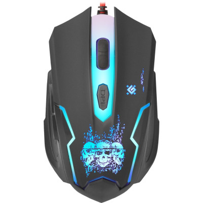 Мишка Defender Skull GM-180L (52180) Black USB