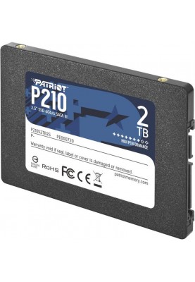 Накопичувач SSD 2TB Patriot P210 2.5" SATAIII TLC (P210S2TB25)