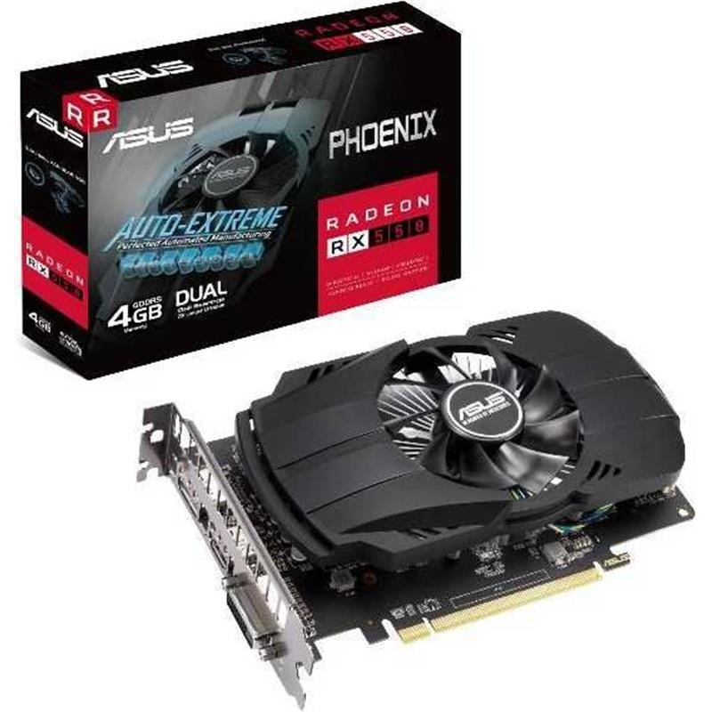 Відеокарта AMD Radeon RX 550 4GB GDDR5 Phoenix Evo Asus (PH-RX550-4G-EVO)