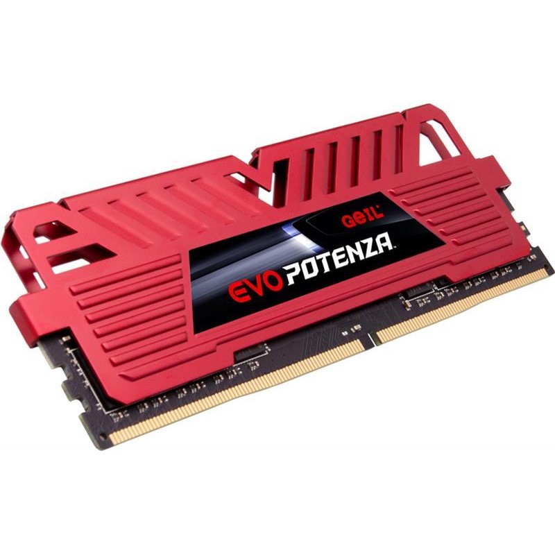 Модуль памяти DDR4 16GB/2666 Geil Evo Potenza Red (GPR416GB2666C19SC)