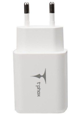Мережевий зарядний пристрій T-phox Pocket (2USBх2.1A) White
