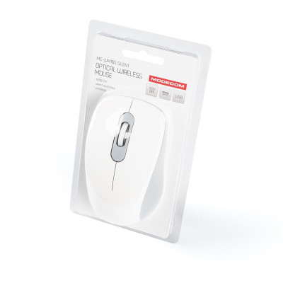 Мишка бездротова Modecom MC-WM10S (M-MC-WM10S-200) USB White