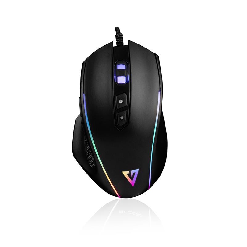 Мышь Modecom Volcano MC-GM5 RGB (M-MC-GM5-100) USB Black