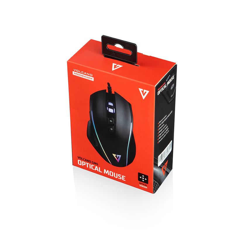 Мышь Modecom Volcano MC-GM5 RGB (M-MC-GM5-100) USB Black