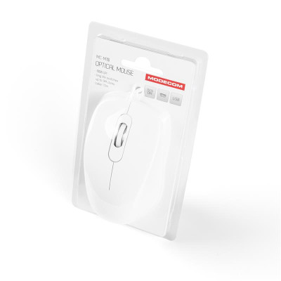 Мишка Modecom MC-M10 (M-MC-0M10-200) White USB