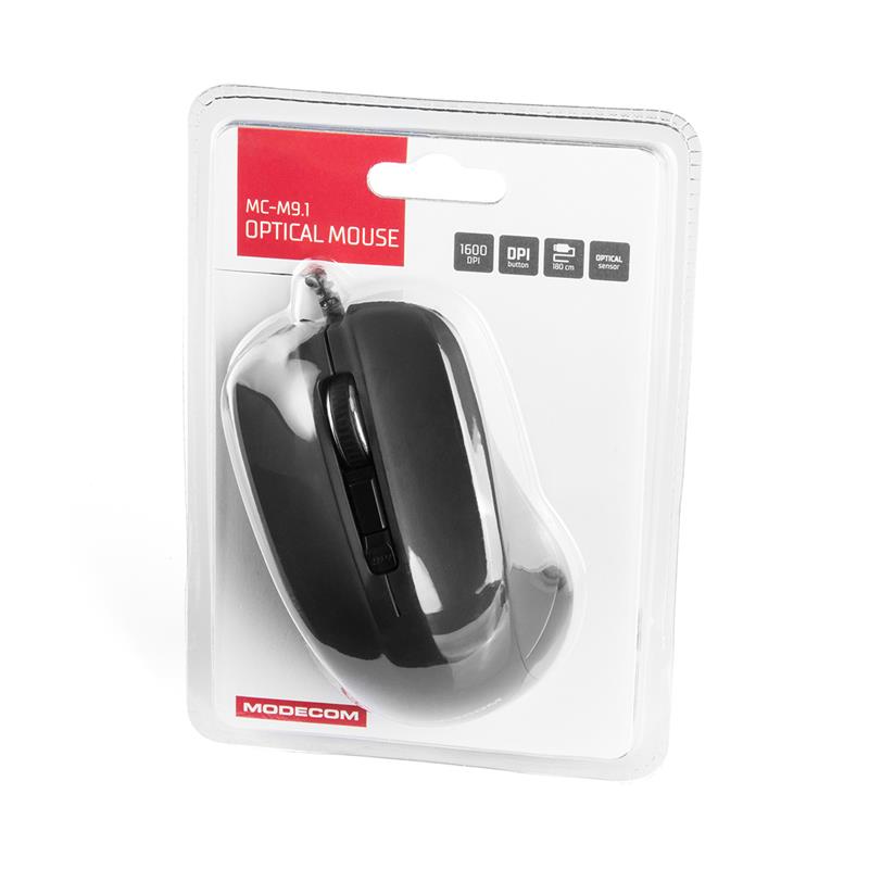 Мышь Modecom MC-M9.1 (M-MC-00M9.1-100) Black USB