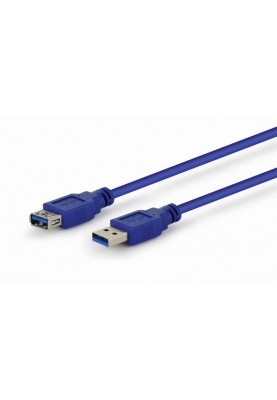Кабель Gembird (CCP-USB3-AMAF-10) USB 3.0 AM/AF 3.0 м, синій, Premium