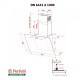 Витяжка Perfelli DN 6642 A 1000 IV LED
