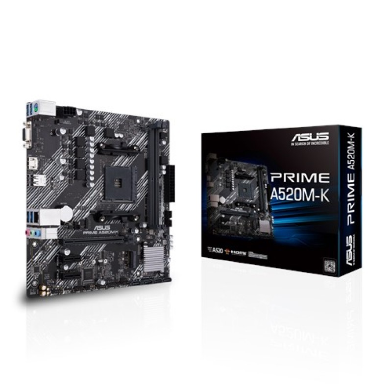 Материнська плата Asus Prime A520M-K Socket AM4