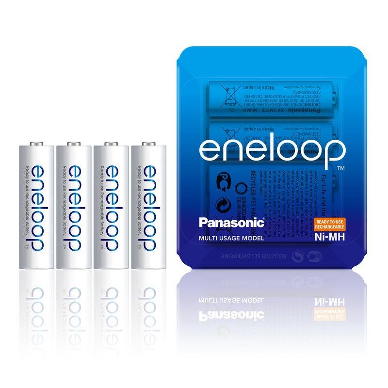 Аккумуляторы Panasonic Eneloop AA/HR06 NI-MH 1900 mAh слайдерпак BL 4 шт