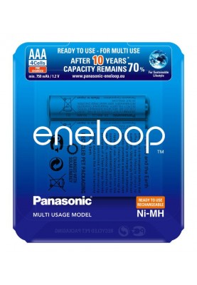 Акумулятори Panasonic Eneloop AAA/HR03 NI-MH 750 mAh BL 4 шт