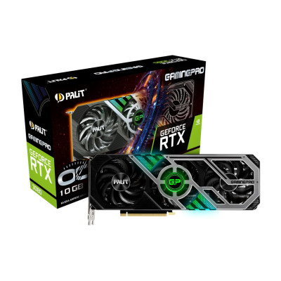 Відеокарта GF RTX 3080 10GB GDDR6X GamingPro V1 OC Palit (NED3080S19IA-132AA) (LHR)
