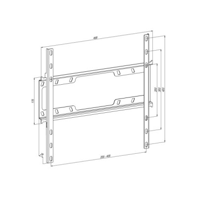 Кронштейн KSL Simpler 48EP (VESA400х400)