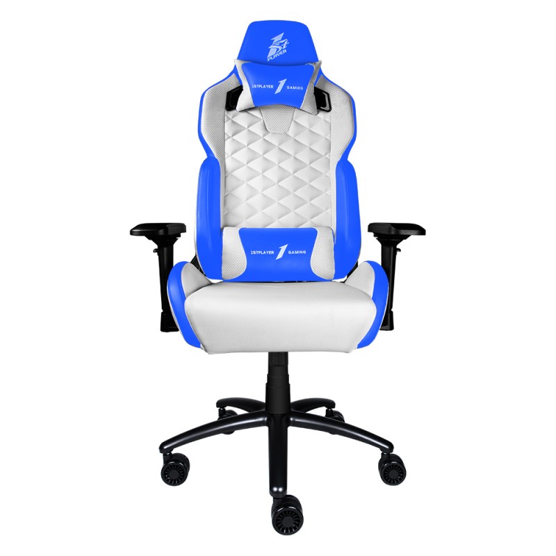 Крісло для геймерів 1stPlayer DK2 Blue-White