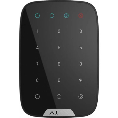 Бездротова сенсорна клавіатура Ajax KeyPad Black (8722.12.BL1/38248.12.BL1) Бездротова сенсорна клавіатура Ajax KeyPad Black (8722.12.BL1/38248.12.BL1)