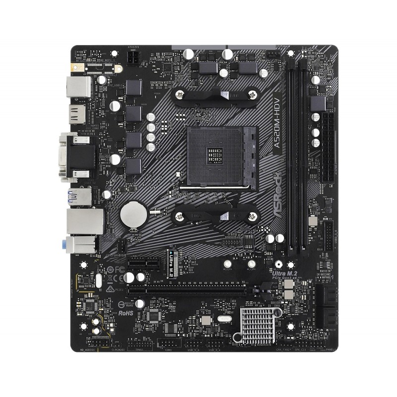 Материнська плата ASRock A520M-HDV Socket AM4