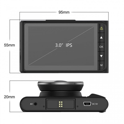 Відеореєстратор CarCam H3S1