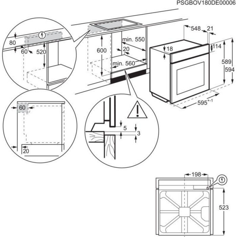 Духовой шкаф Electrolux LOE7C31S