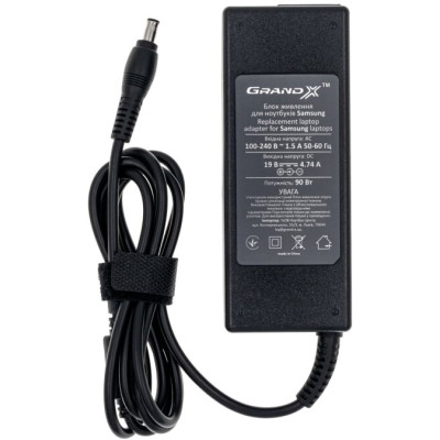 Блок живлення для ноутбука Grand-X 19V 4.74A 90W 5.5х3.0мм (ACSAL90W)