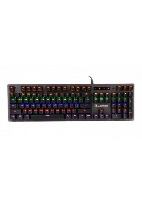 Клавіатура A4Tech B760 Bloody Green Switches Ukr Black USB