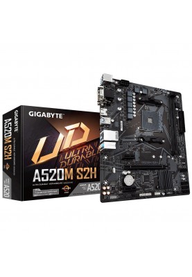 Материнська плата Gigabyte A520M S2H Socket AM4