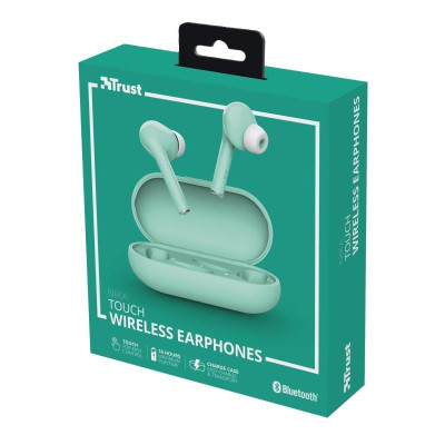Bluetooth-гарнiтура Trust Nika Touch True Mint (23703)