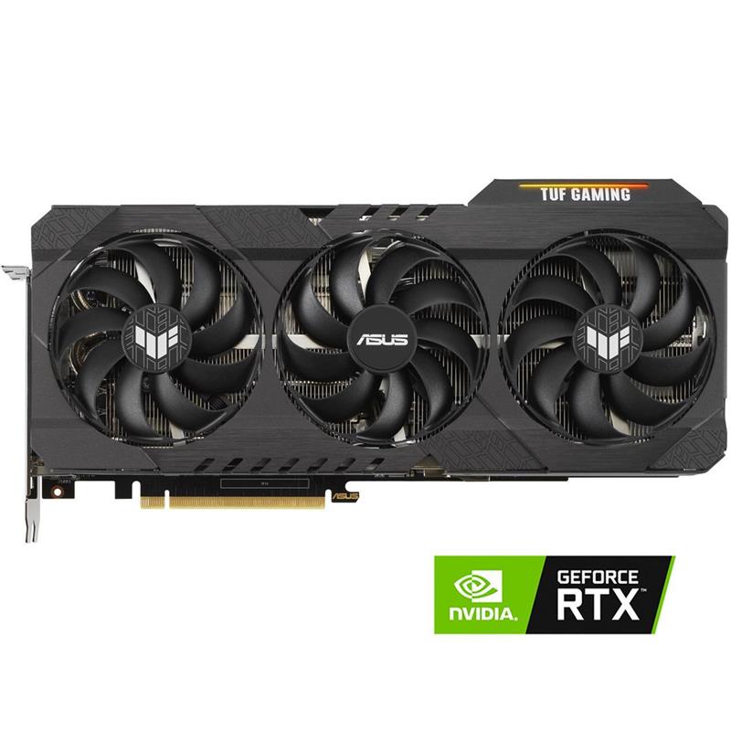 Видеокарта GF RTX 3090 24GB GDDR6X TUF Gaming OC Asus (TUF-RTX3090-O24G-GAMING)