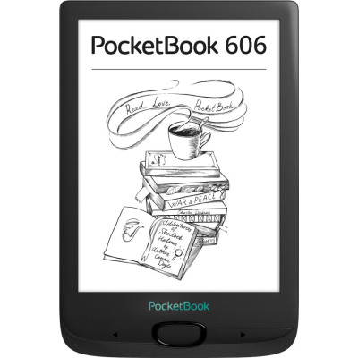 Електронна книга PocketBook 606 Black (PB606-E-CIS)