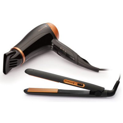 Набір фен + випрямляч Remington D3012GP Haircare Giftpack