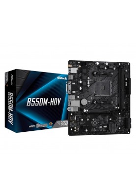 Материнська плата ASRock B550M-HDV Socket AM4