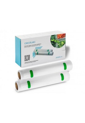 Плівка для вакуумного пакувальника Cecotec 20х600 см, 2 рулона CCTC-04071 (8435484040716)