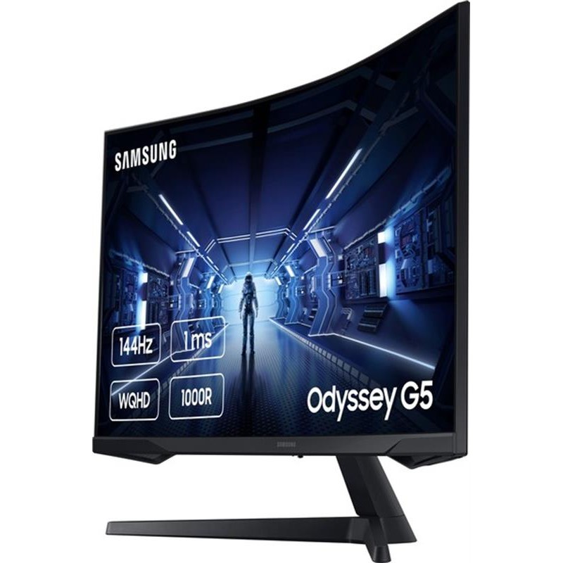 Монітор Samsung 31.5" Odyssey G5 (LC32G55TQWIXCI) VA Black Curved