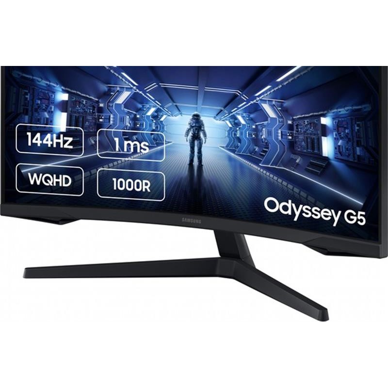 Монітор Samsung 31.5" Odyssey G5 (LC32G55TQBIXCI) VA Black Curved