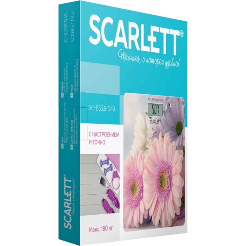 Весы напольные Scarlett SC-BS33E049