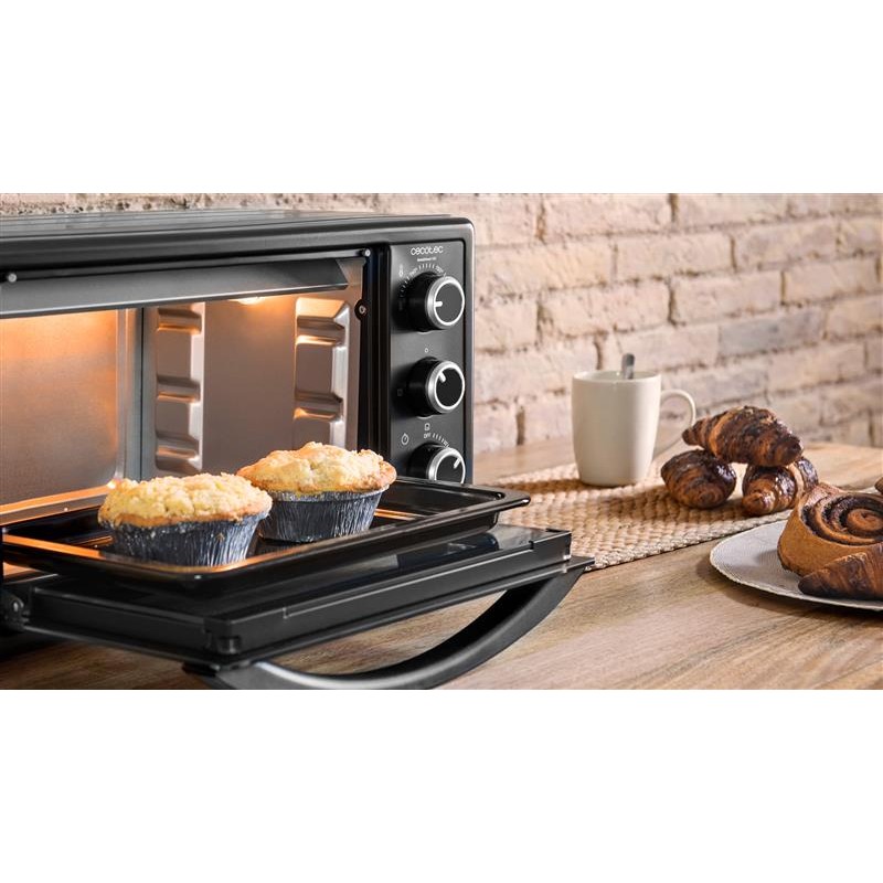 Електропіч Cecotec Mini Oven Bake&Toast 550 CCTC-02203 (8435484022033)