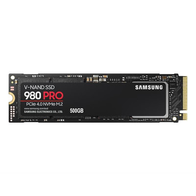 Накопичувач SSD  500GB Samsung 980 PRO M.2 PCIe 4.0 x4 NVMe V-NAND MLC (MZ-V8P500BW)